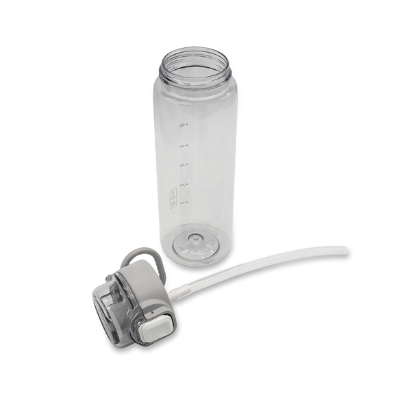 R08102.21 - Bidon ze słomką Amad 800 ml, szary 