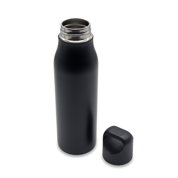 R08172.02 - Butelka stalowa Bary 800 ml, czarny