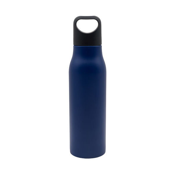 R08172.42 - Butelka stalowa Bary 800 ml, granatowy