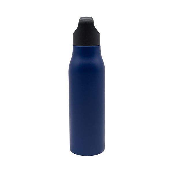 R08172.42 - Butelka stalowa Bary 800 ml, granatowy