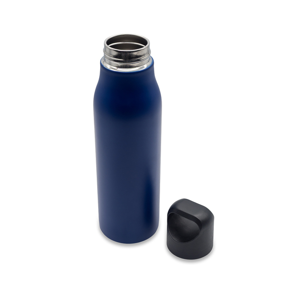 R08172.42 - Butelka stalowa Bary 800 ml, granatowy