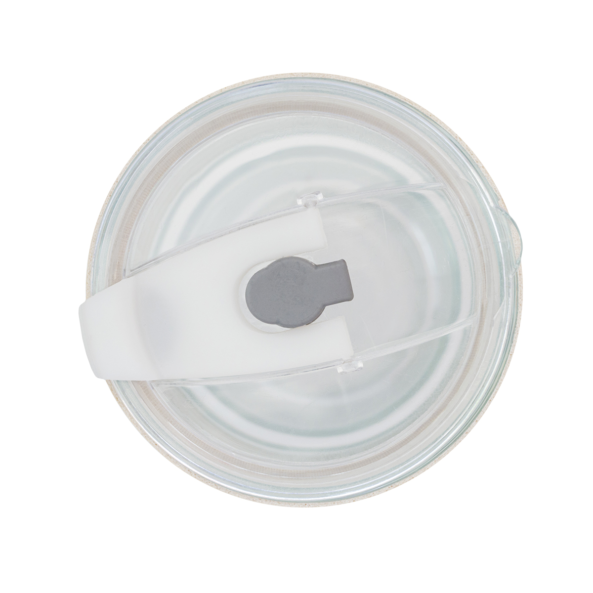 R08233.13.O - Kubek szklany Vigo 350 ml, beżowy/transparentny 