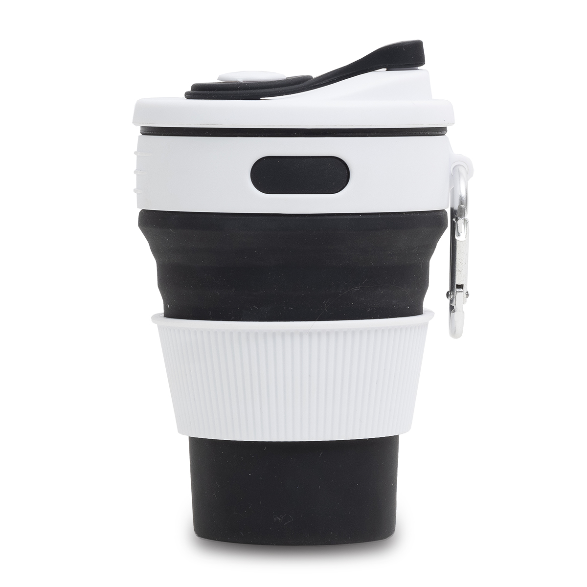 R08258.02 - Kubek silikonowy Flexi 350 ml, czarny 