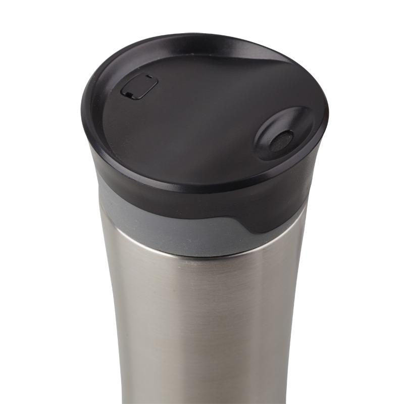 R08326.02 - Kubek termiczny Telescope 430 ml, czarny/srebrny