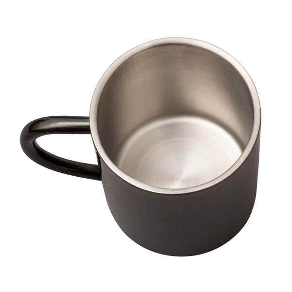 R08490.02 - Kubek stalowy Stalwart 300 ml, czarny 