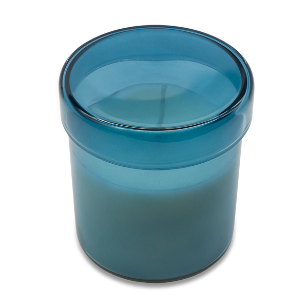 R17377.04 - Świeca zapachowa w szkle Bloom, niebieski
