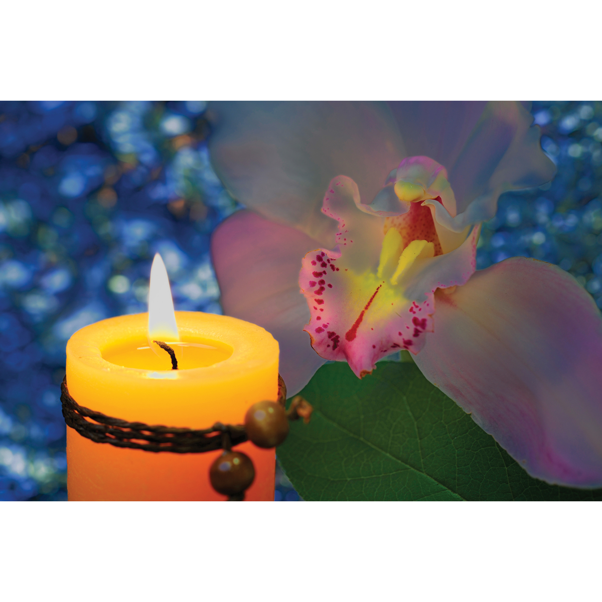 R17476 - Zestaw świec zapachowych, brązowy/żółty 