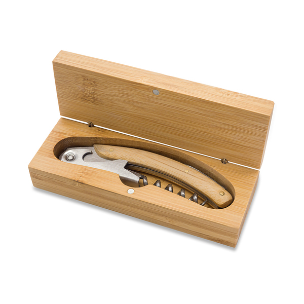 R22525.13 - Korkociąg kelnerski Wine Pro, beżowy 