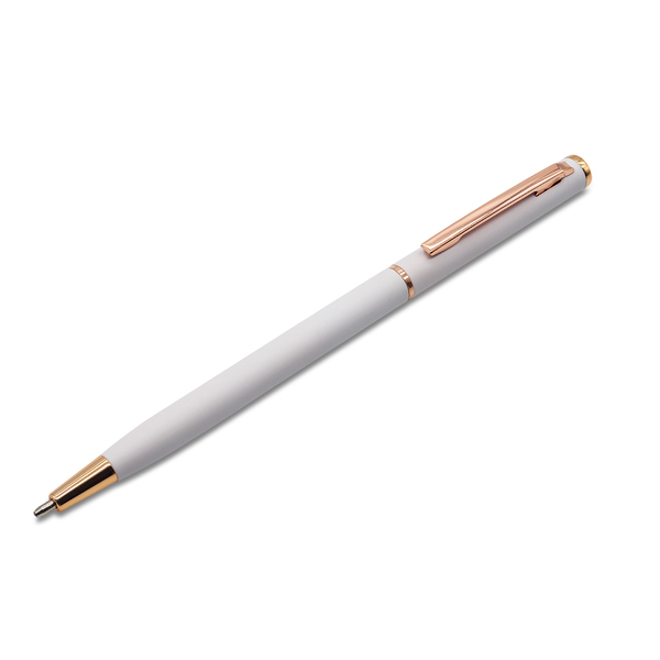 R73454.06 - Długopis aluminiowy Lumina, biały