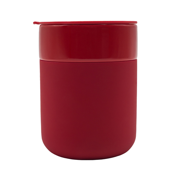 R85322.08 - Kubek ceramiczny Caldo 370 ml, czerwony