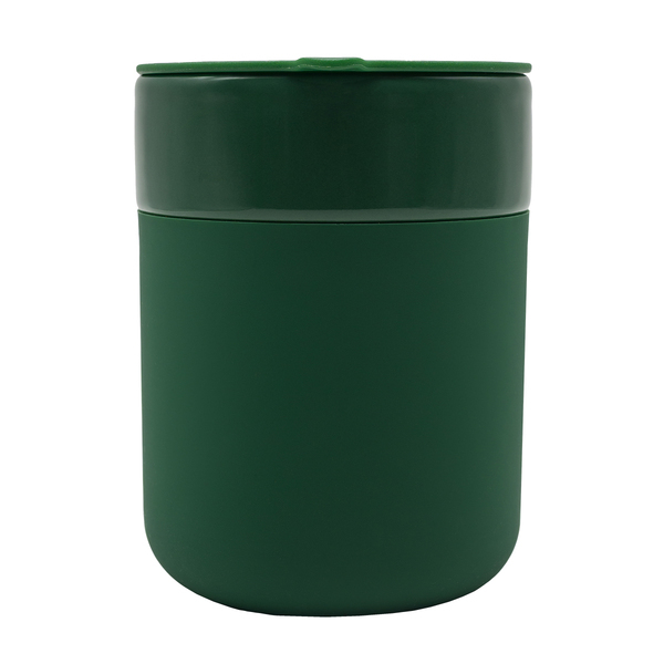 R85322.51 - Kubek ceramiczny Caldo 370 ml, ciemny zielony