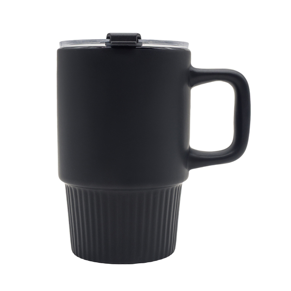 R85323.02 - Kubek ceramiczny Azzurro 440 ml, czarny
