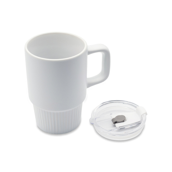 R85323.06 - Kubek ceramiczny Azzurro 440 ml, biały