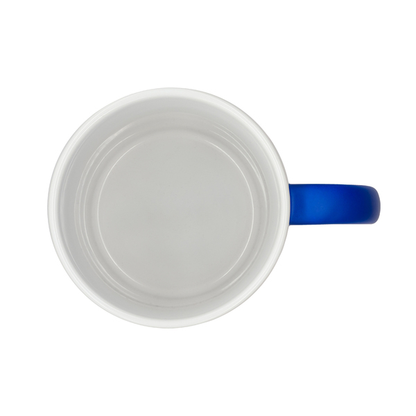 R85326.04 - Kubek ceramiczny Velutti 350 ml, niebieski