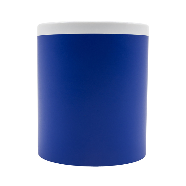 R85326.04 - Kubek ceramiczny Velutti 350 ml, niebieski