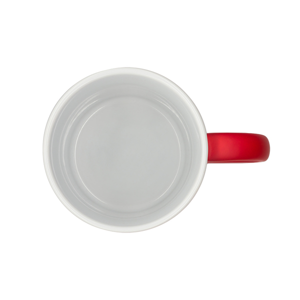 R85326.08 - Kubek ceramiczny Velutti 350 ml, czerwony