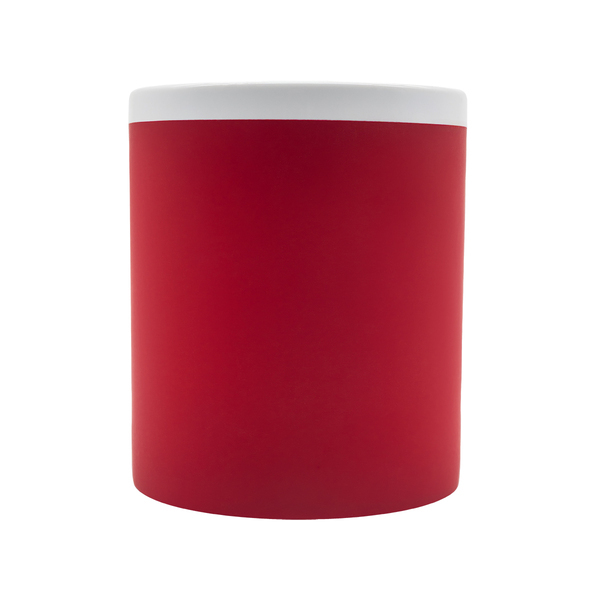 R85326.08 - Kubek ceramiczny Velutti 350 ml, czerwony