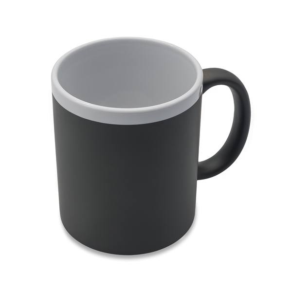 R85326.21 - Kubek ceramiczny Velutti 350 ml, szary
