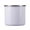 R08200.06 - Kubek emaliowany z powłoką sublimacyjną Odis 500 ml, biały 