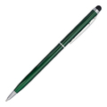 R73408.51 - Długopis aluminiowy Touch Tip, ciemnozielony 
